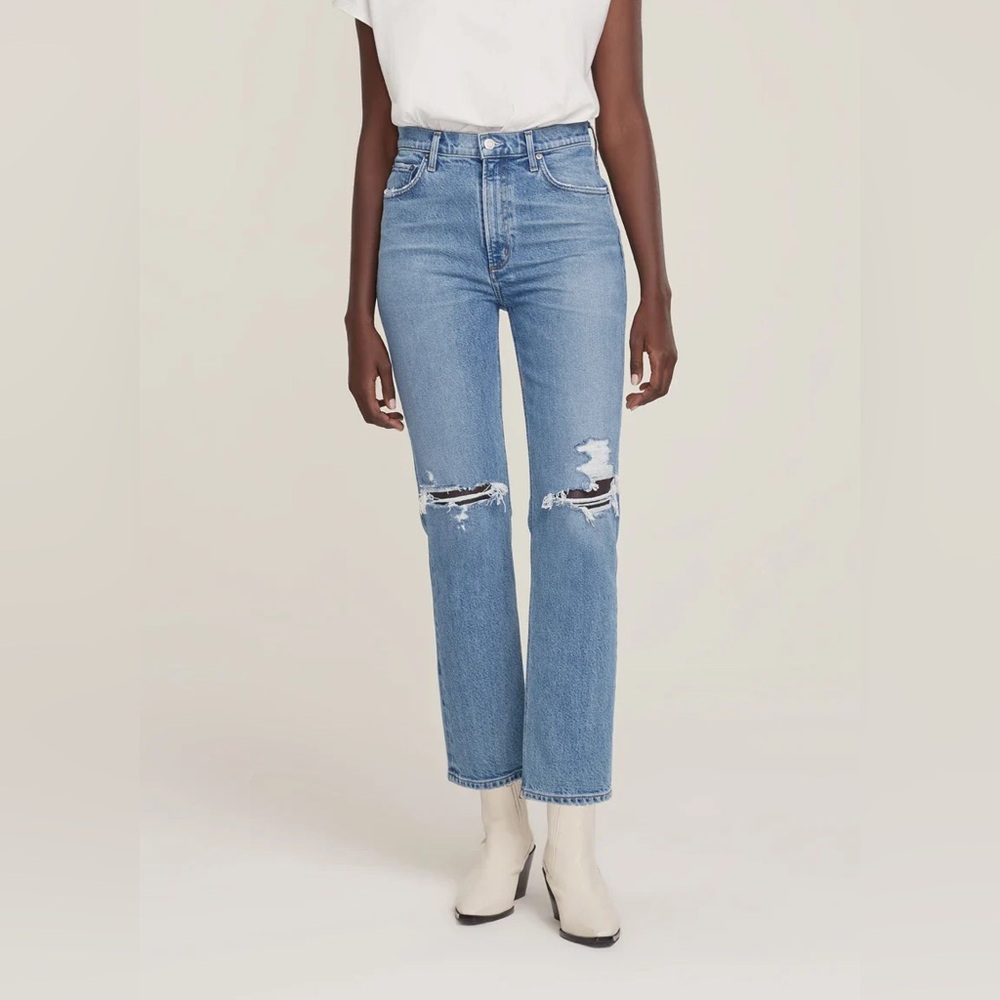 AGOLDE wilder jeans in whiplash
